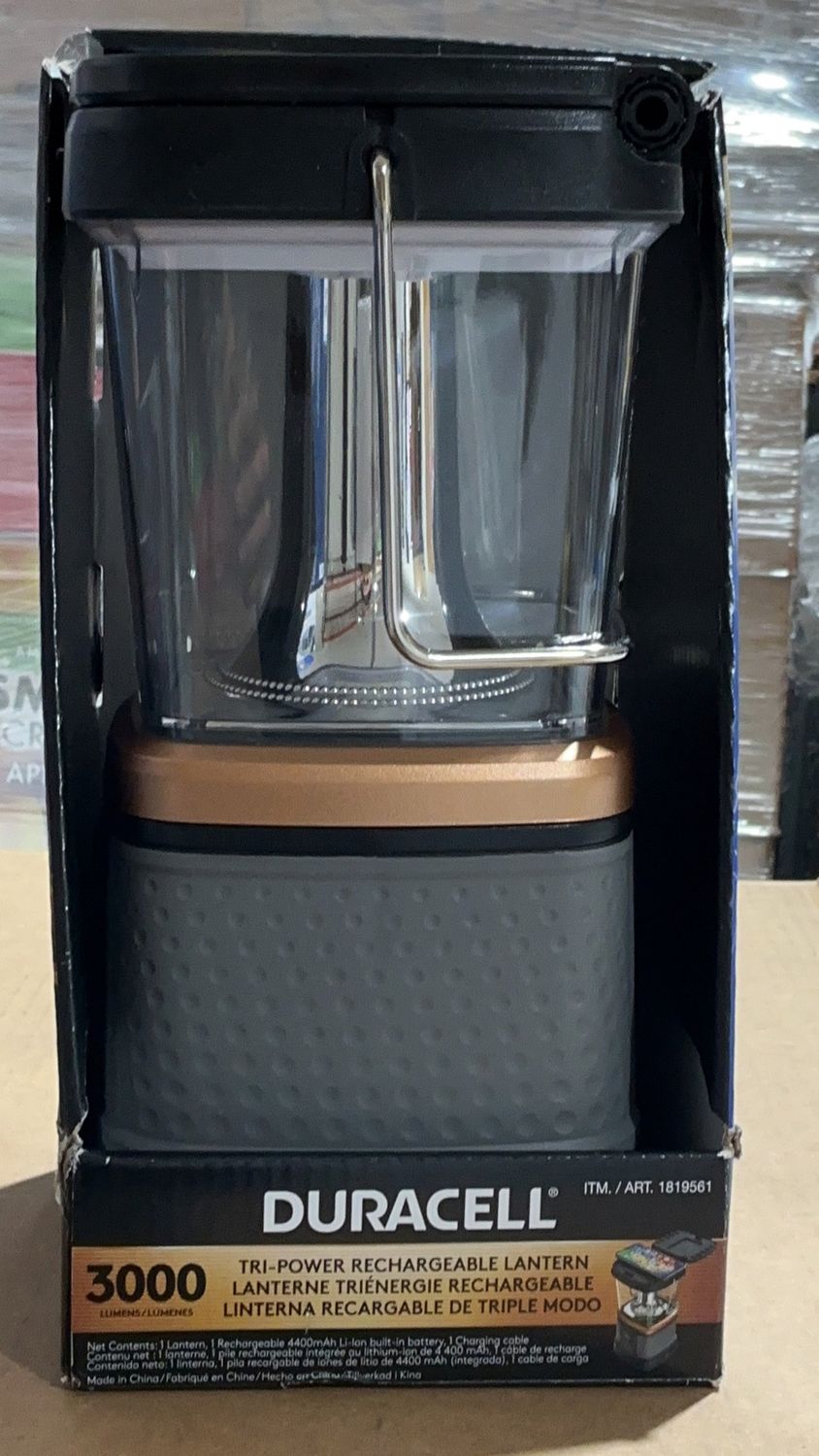 DURACELL 3000L LANTERN  Costco Item 1819561-OPEN BOX
