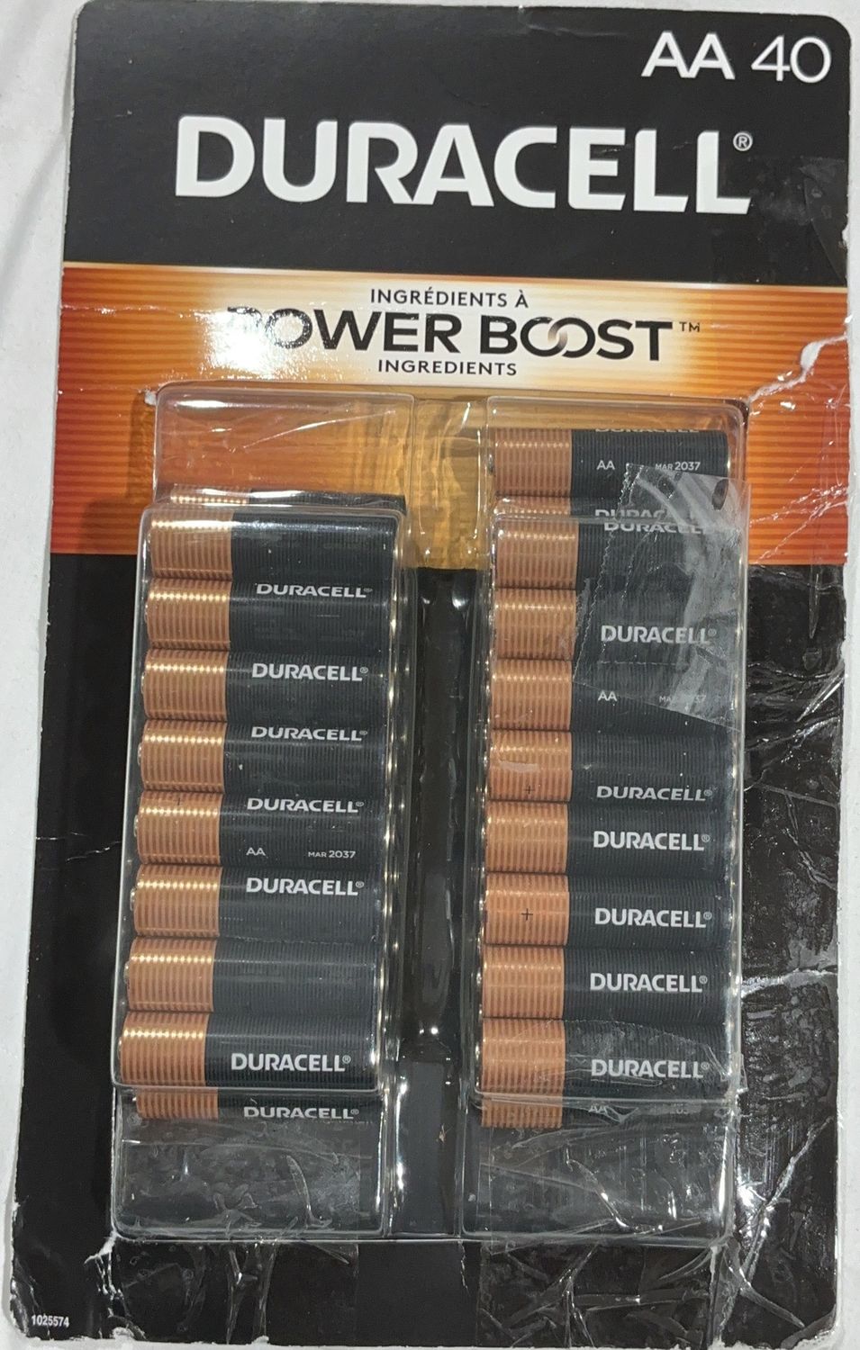 DURACELL AA POWER BOOST  Costco Item 1625149 -Open Box