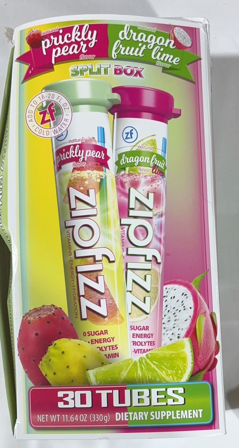 ZIPFIZZ ENERGY DRINK  Costco Item 1374447-LIKE NEW