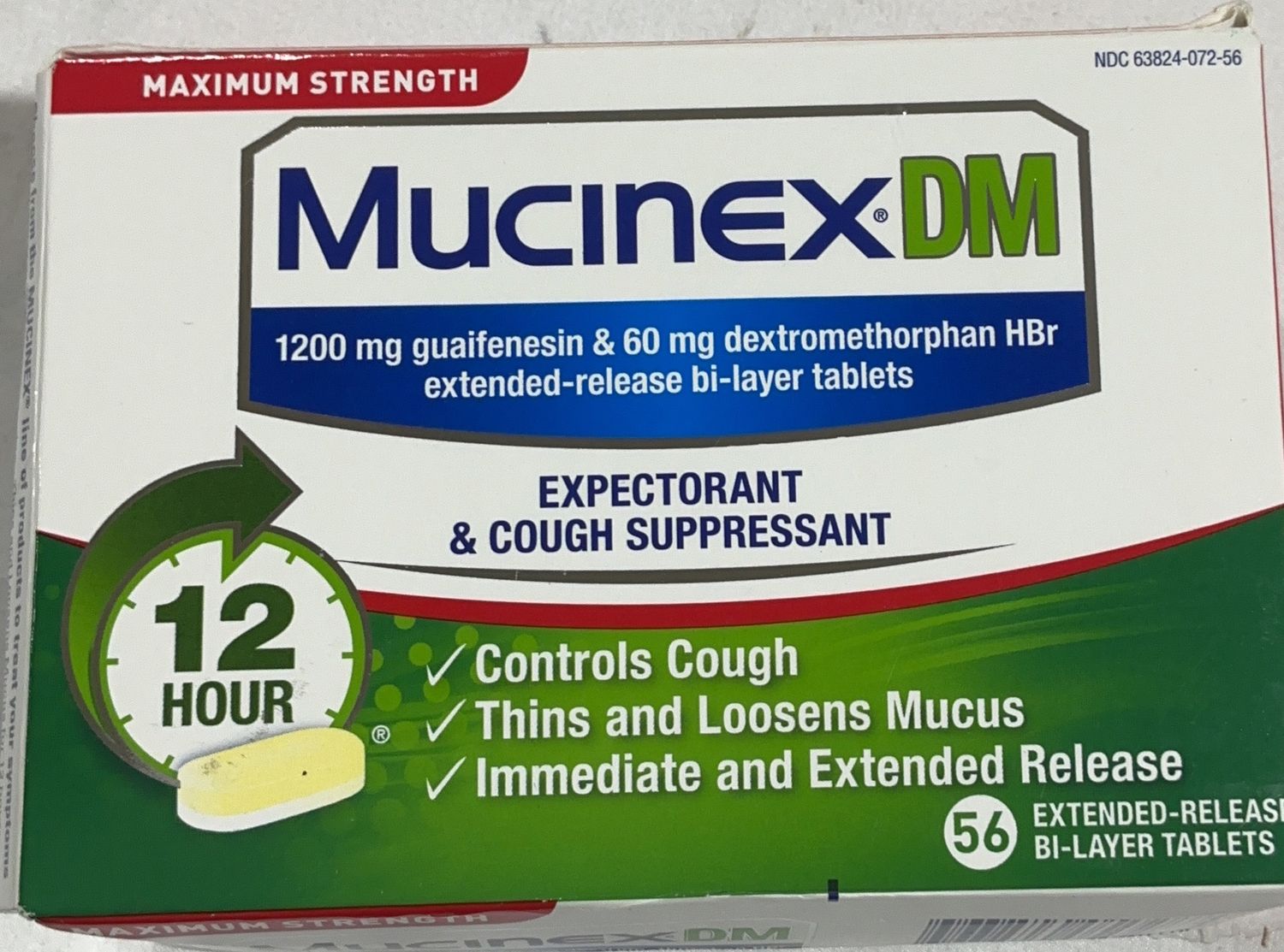 MUCINEX MX/STR DM EXPC/CH  Costco Item 1562581 open box