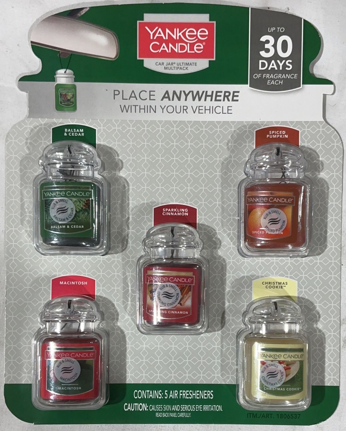 YANKEE CANDLE CAR JAR AIR  Costco Item 1806537-Like New
