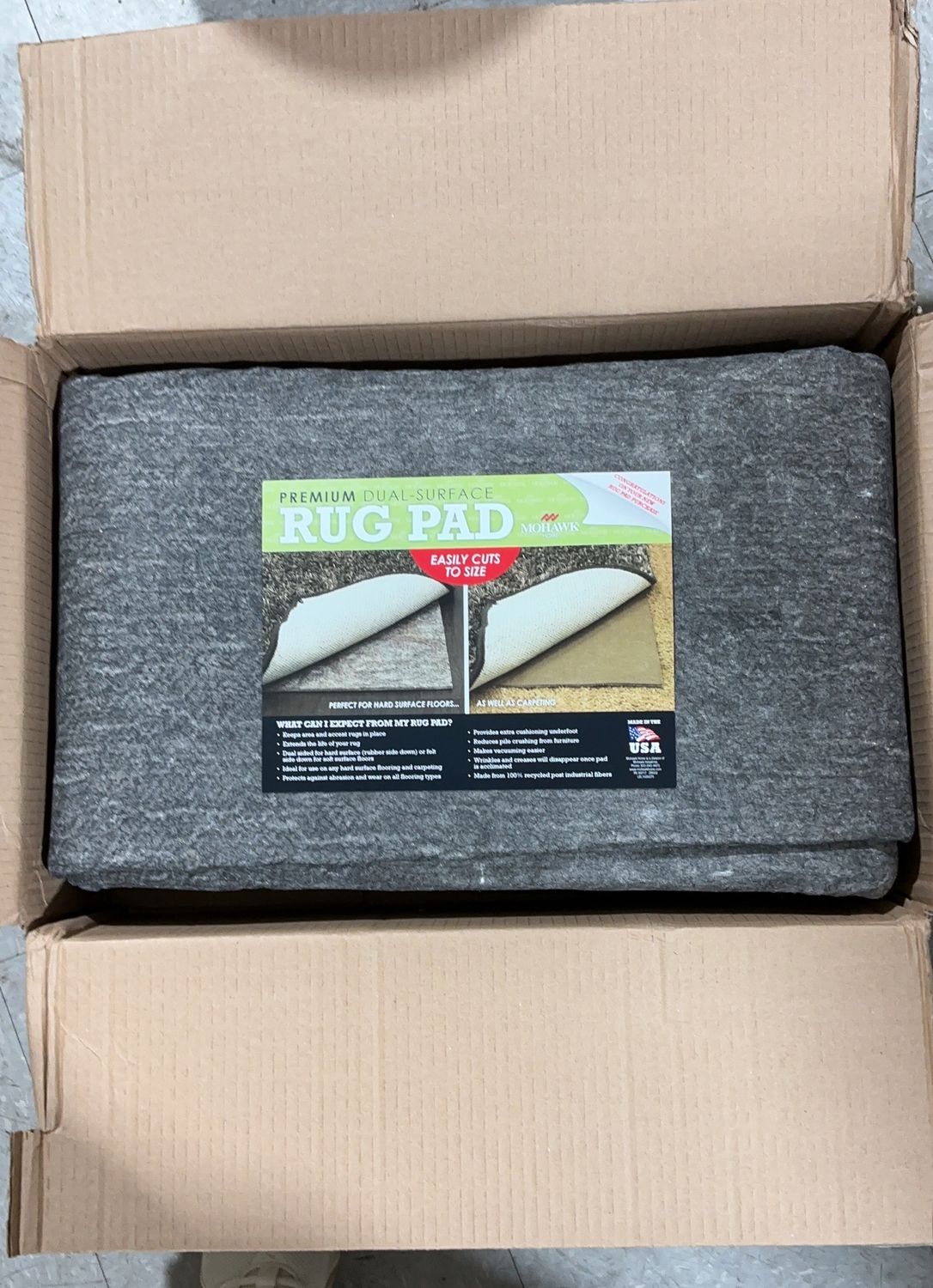 ALL SURFACE RUG PAD 6X9  Costco Item 786963-LIKE NEW