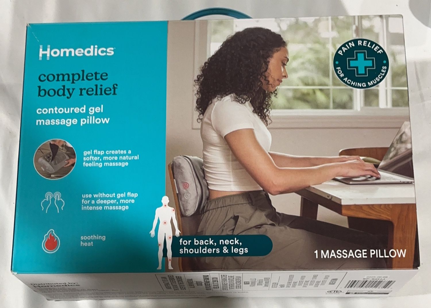 HOMEDICS CONTOUR GEL  Costco Item 1836782-LIKE NEW