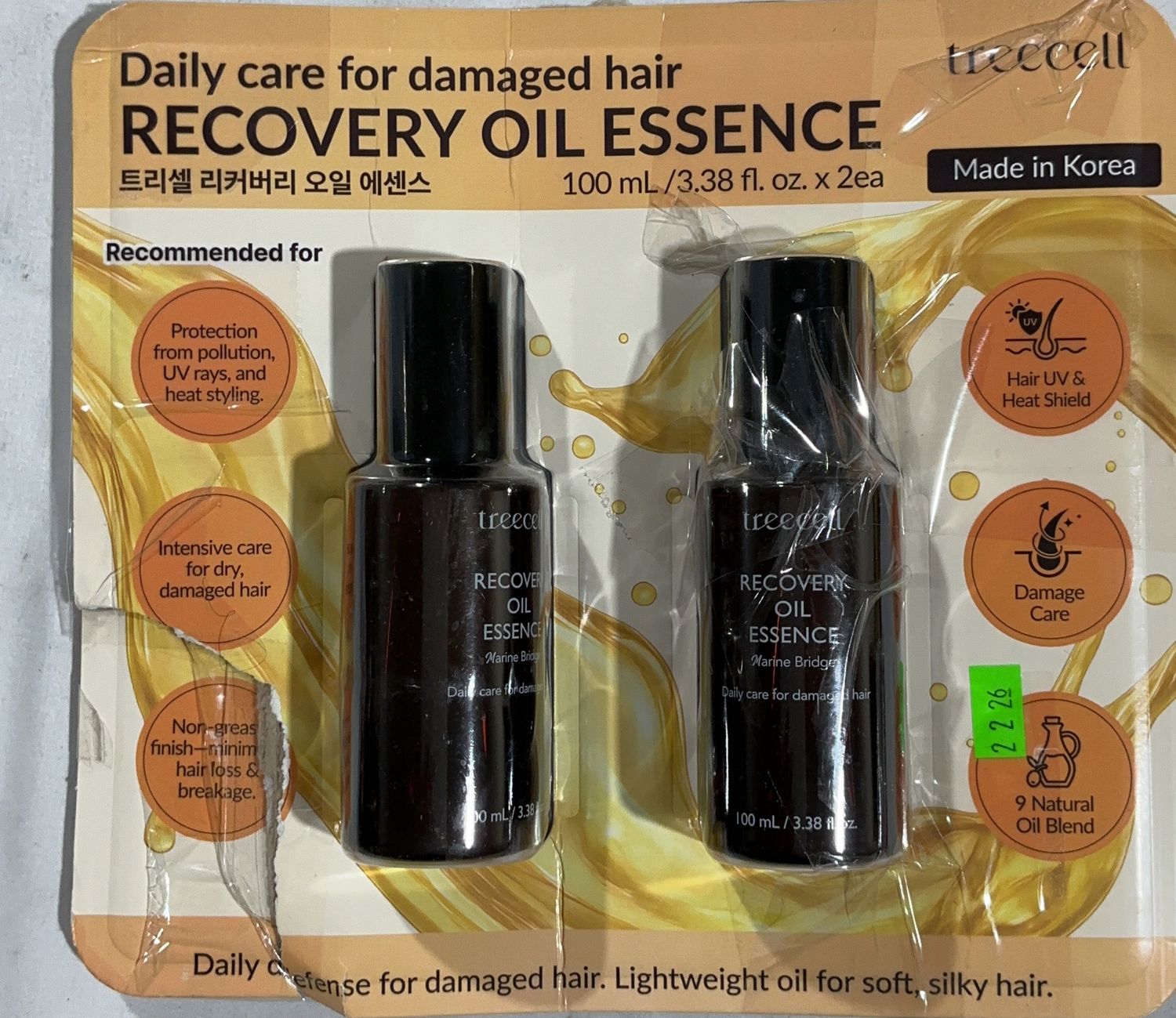 TREECELL REPAIR OIL  Costco Item 1967455 OPEN BOX