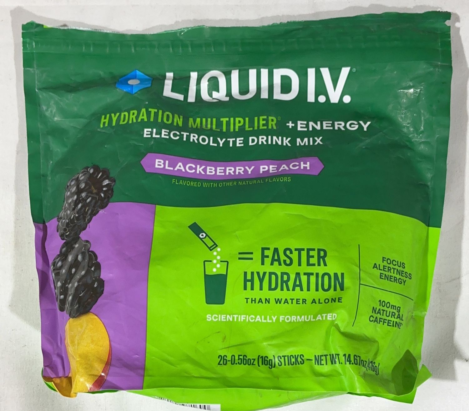 LIQUID IV ENERGY  Costco Item 1855594-Open Box