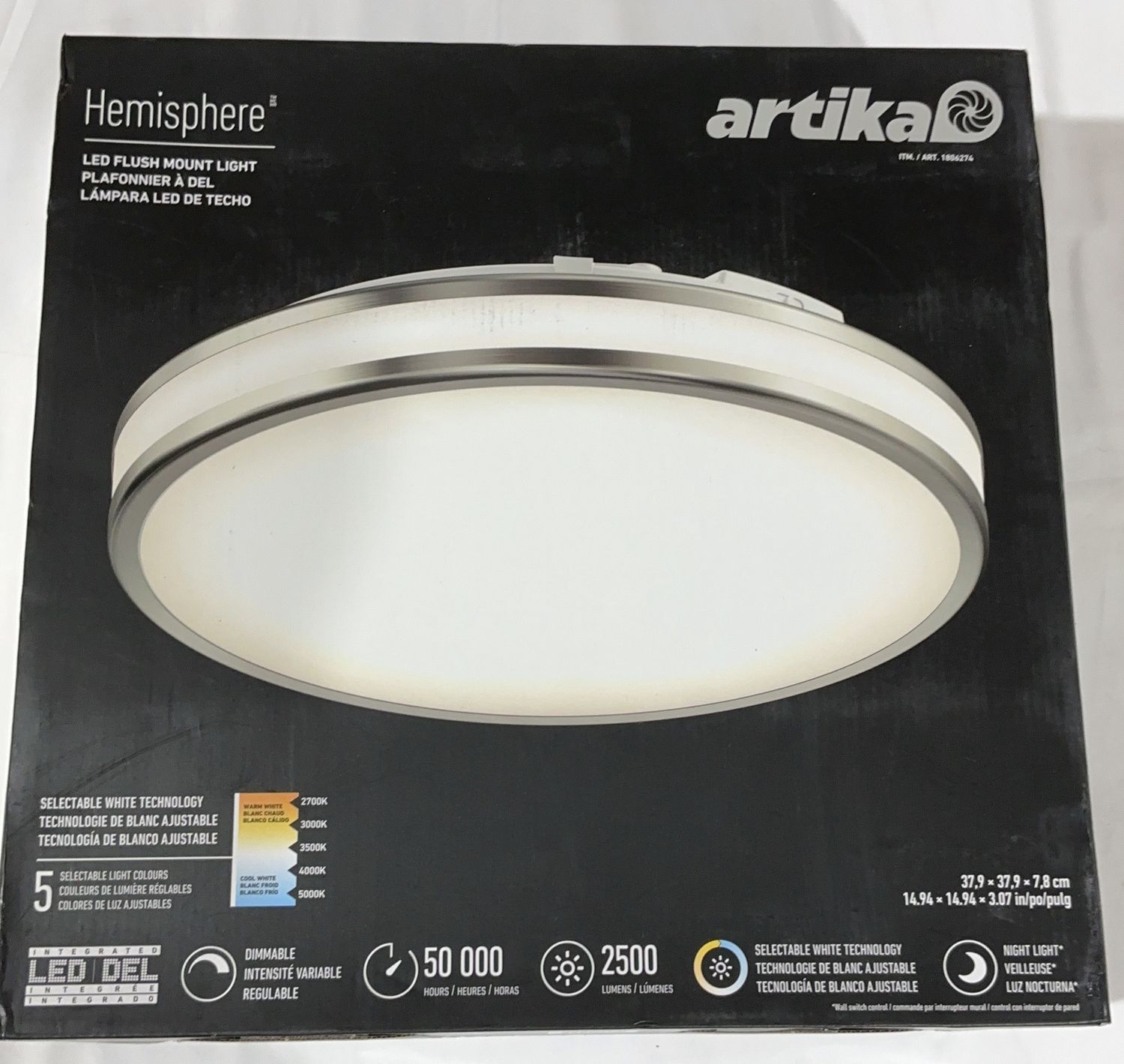 ARTIKA HEMISPHERE BN  Costco Item 1806274-LIKE NEW
