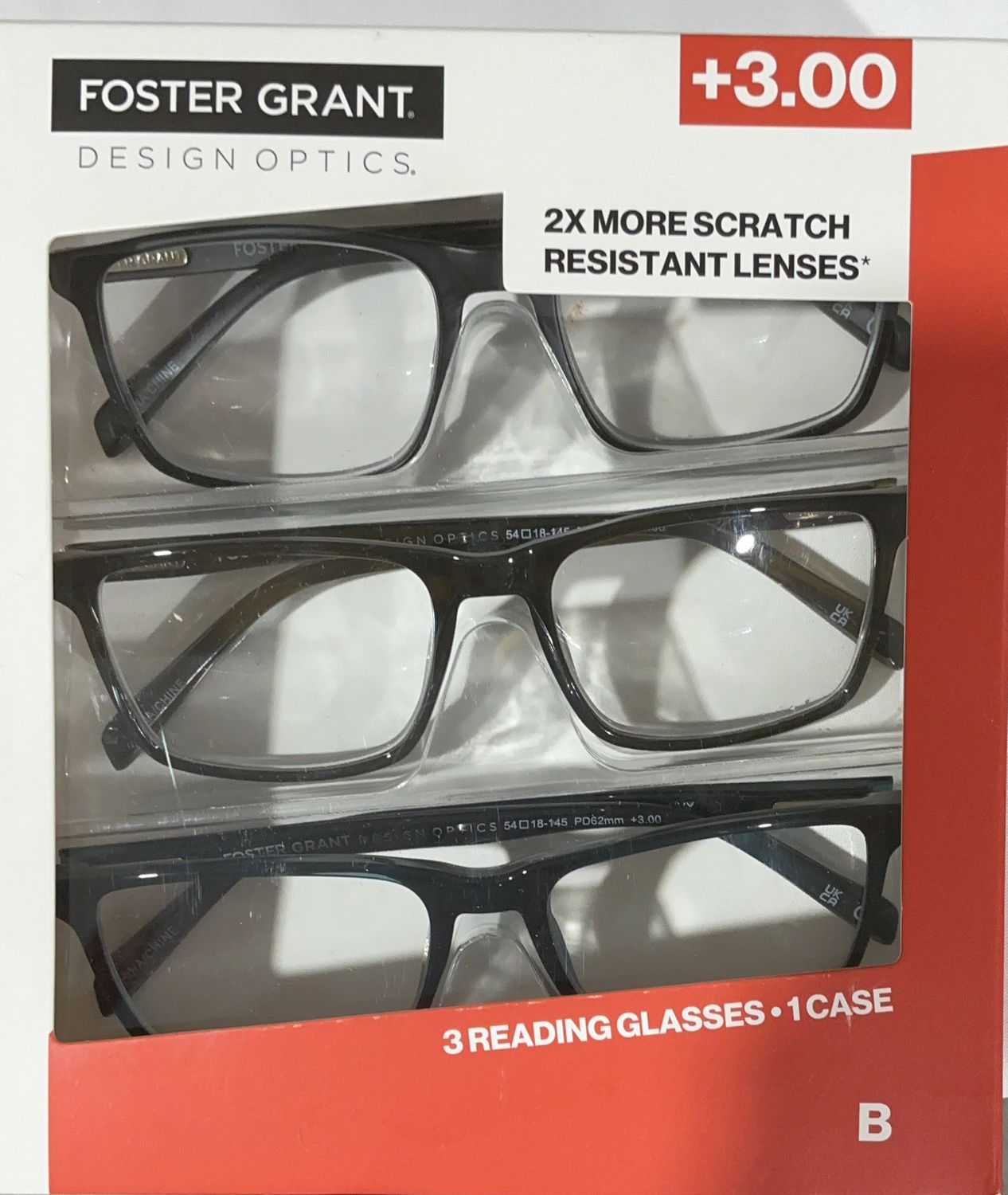 815 CLASSIC SQUARE 3PK  +3.00 Costco Item 1908276-OPEN BOX