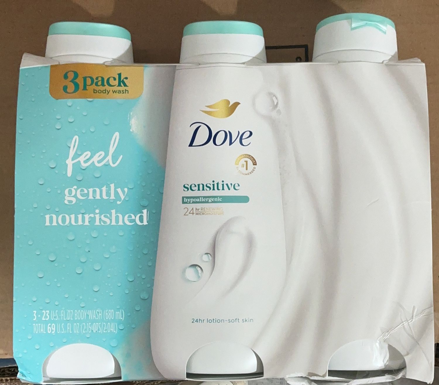 DOVE SENSITIVE BW  Costco Item 1975676