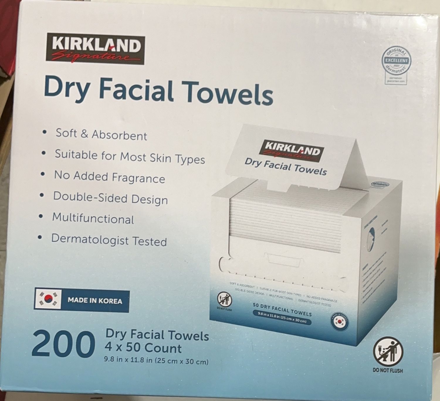 KS DAILY DRY FACIAL  Costco Item 1940909-OPEN BOX
