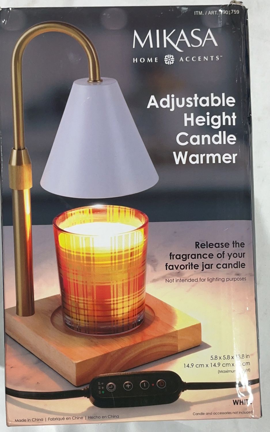 MIKASA CANDLE WARMER PLUG  Costco Item 1901759 OPEN BOX