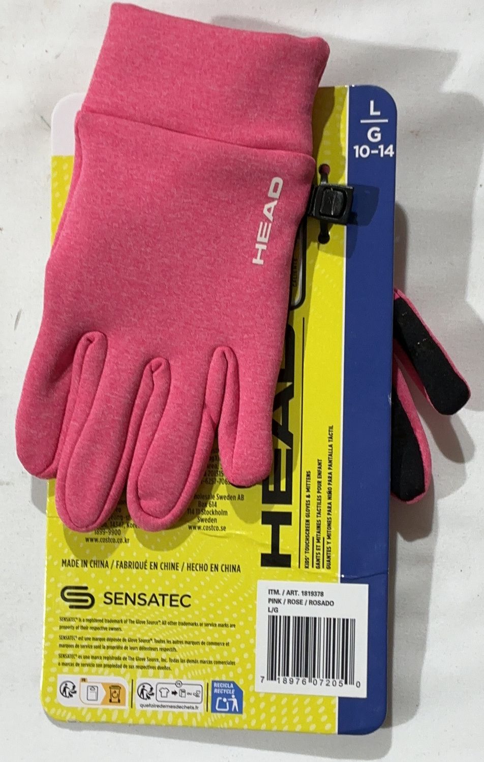 HEAD KIDS TOUCHSCREEN L  Costco Item 1819378- LIKE NEW