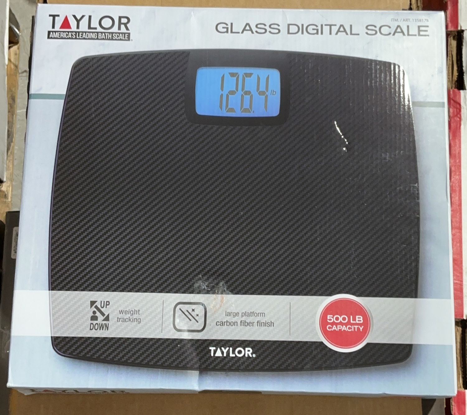 TAYLOR CARBON FIBER GLASS  Costco Item 1358178-open box