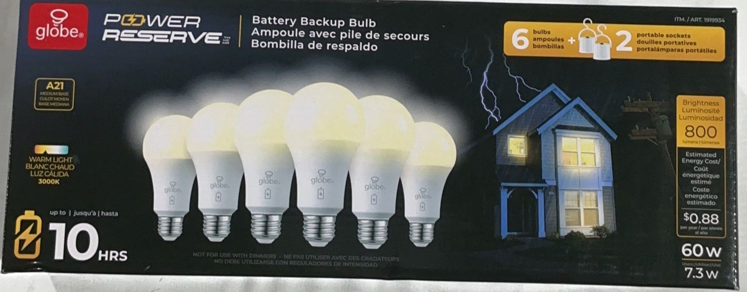 GLOBE ELECTRIC POWER  Costco Item 1919934 open box