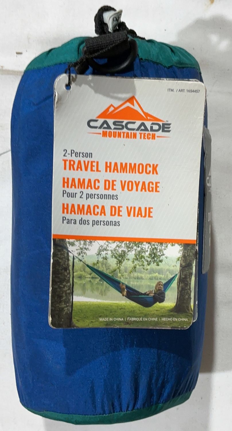 CMT DOUBLE TRAVEL HAMMOCK  Costco Item 1654457-OPEN BOX