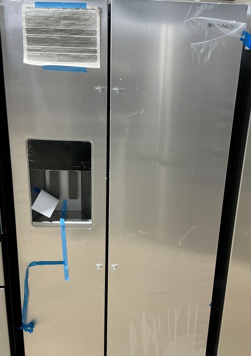 Whirlpool WP WRSC5536RZ 20.8 CU FT – Item 1941393 – Lot 655-7411-12