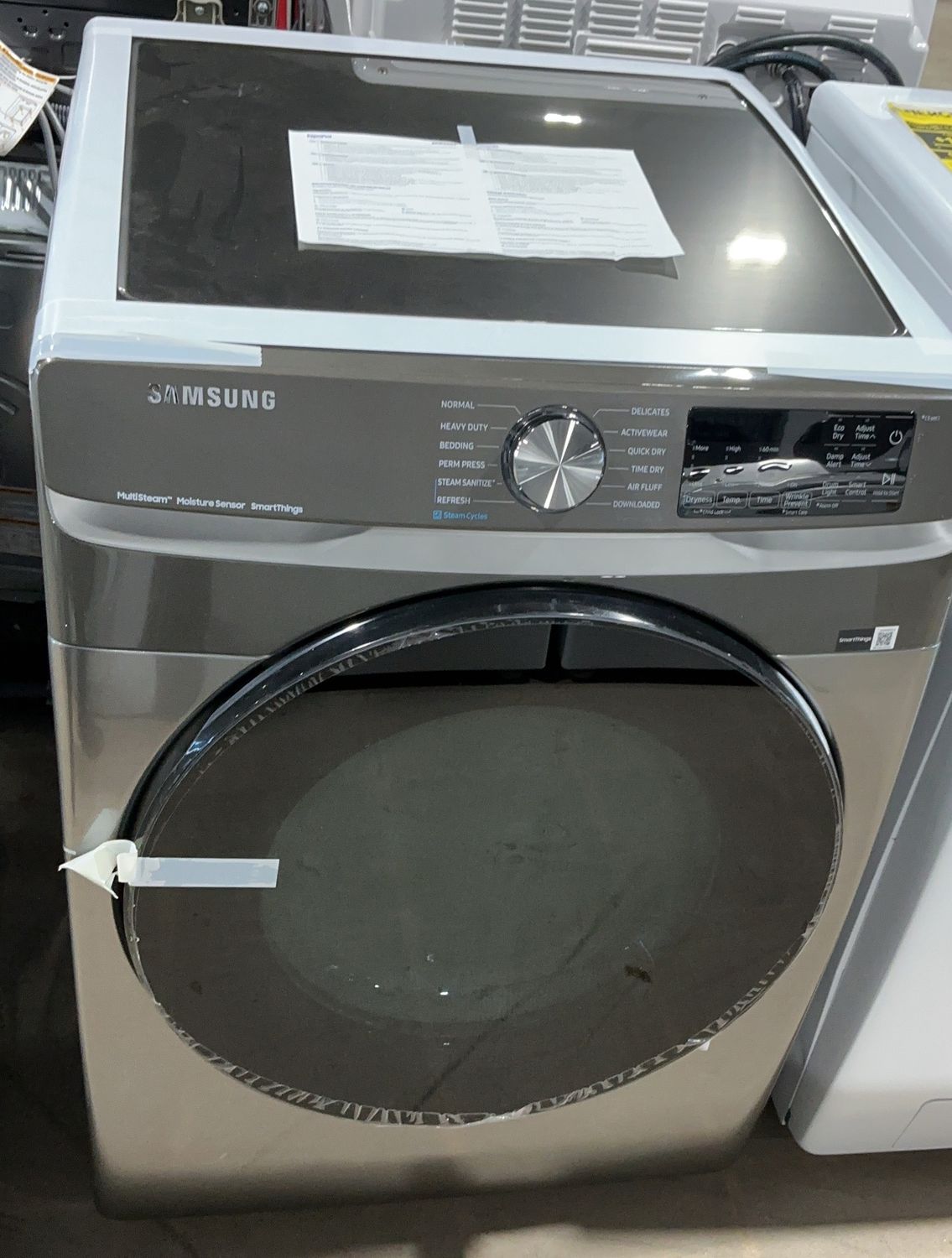 Samsung SS DVE45B6300P 7.5 CF – SAMSUNG DRYER MULTISTEAM
