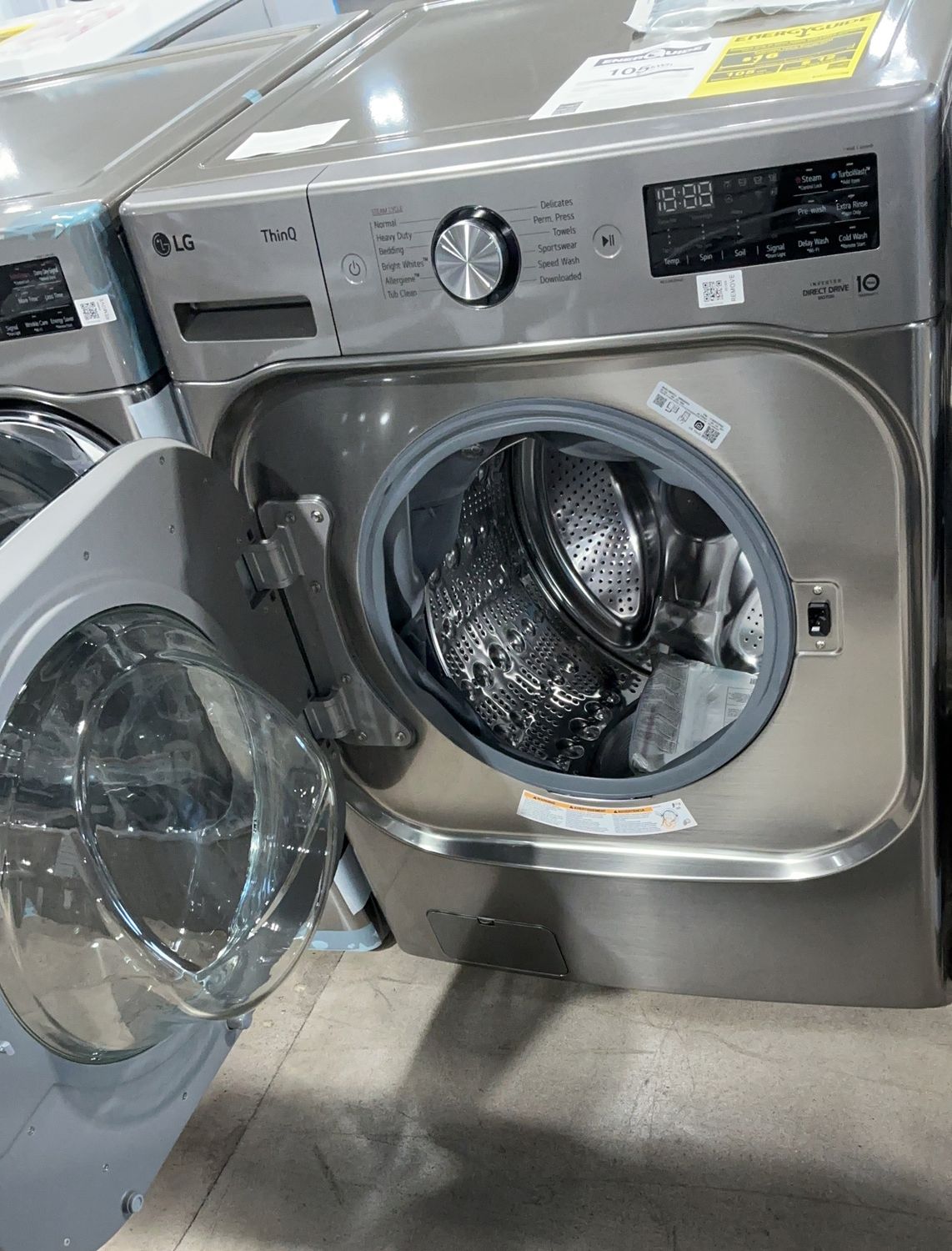 LG @ WM8980HVA 5.2CF GRPH – Washing Machine