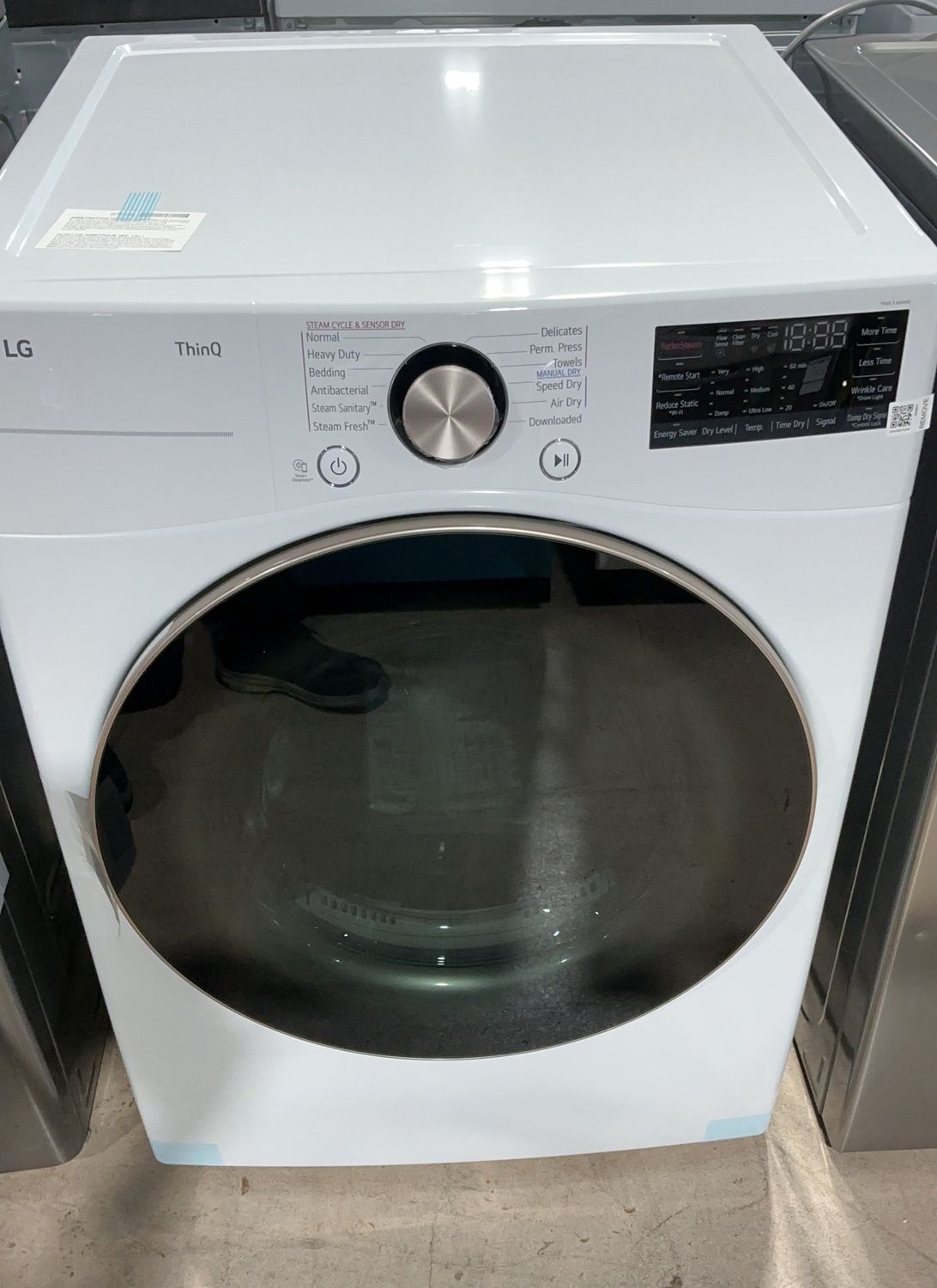 LG LG DLEX4000W 7.4 CF ELEC – LG DRYER WHITE THINQ