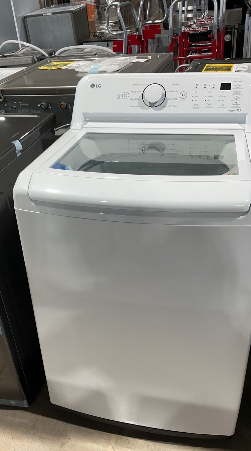 LG   WT7005CW 4.3 Cu. Ft. Top Load Washer – White – High Efficiency – TurboDrum