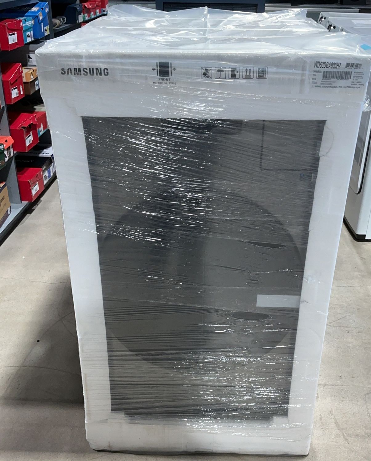 Samsung SS @ WD53DBA900HZ 5.3 CF –washer dryer