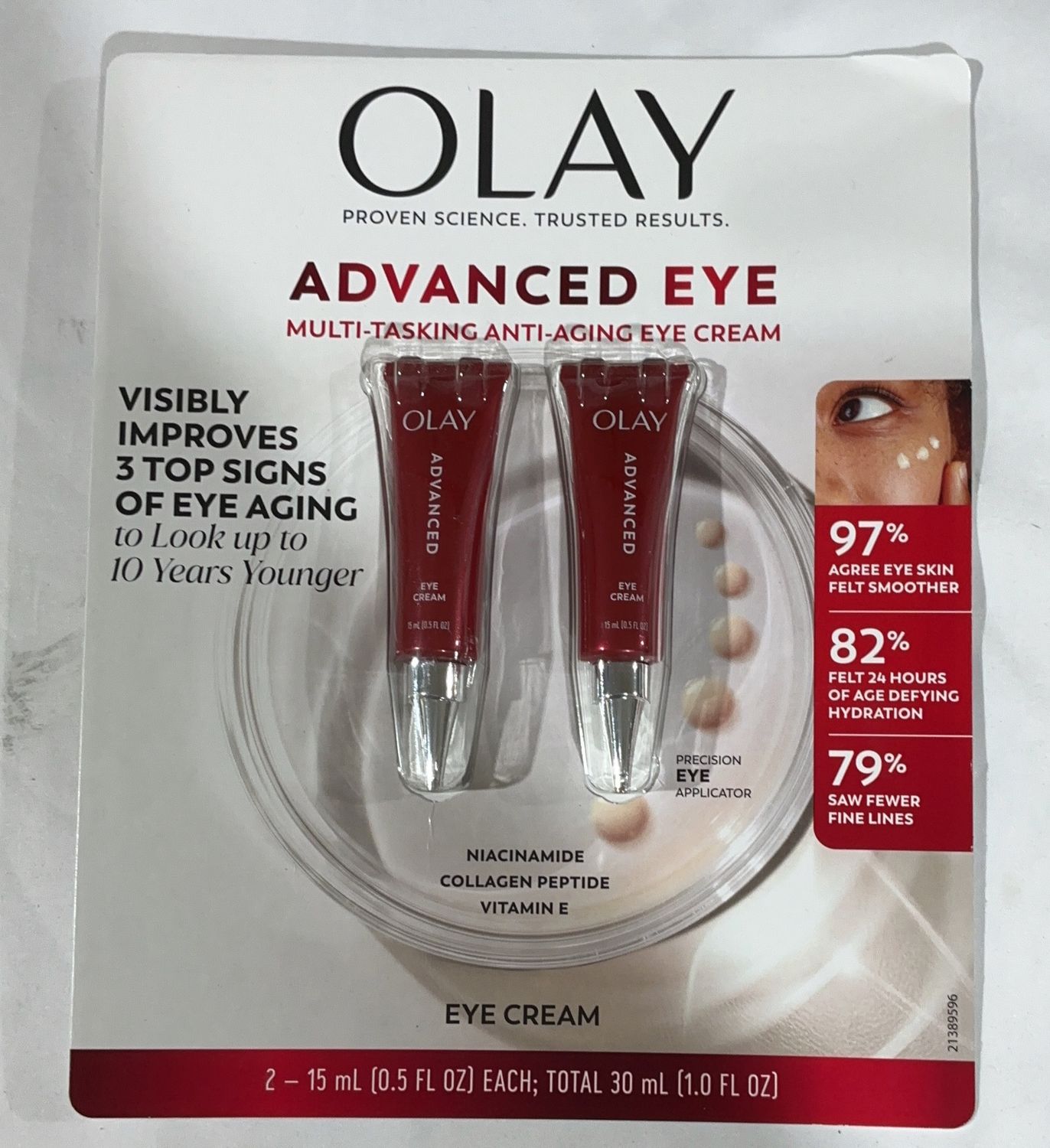 OLAY ADVANCED EYE CREAM – Facial Care Personal Care Product – Item 1949234-OPEN BOX