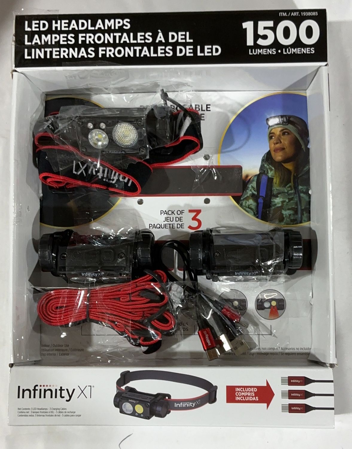 INFINITY X1 3PK 1500L – Lighting/Electrical Personal Care Product – Item 1938085