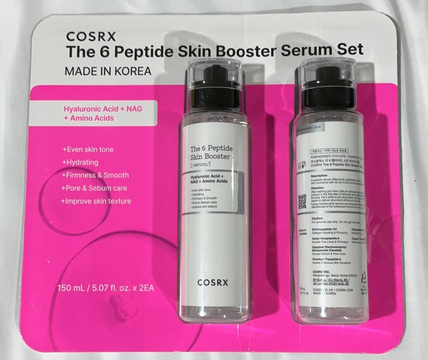 COSRX PEPTIDE COLLAGEN – Facial Care Personal Care Product – Item 1966266-OPEN BOX