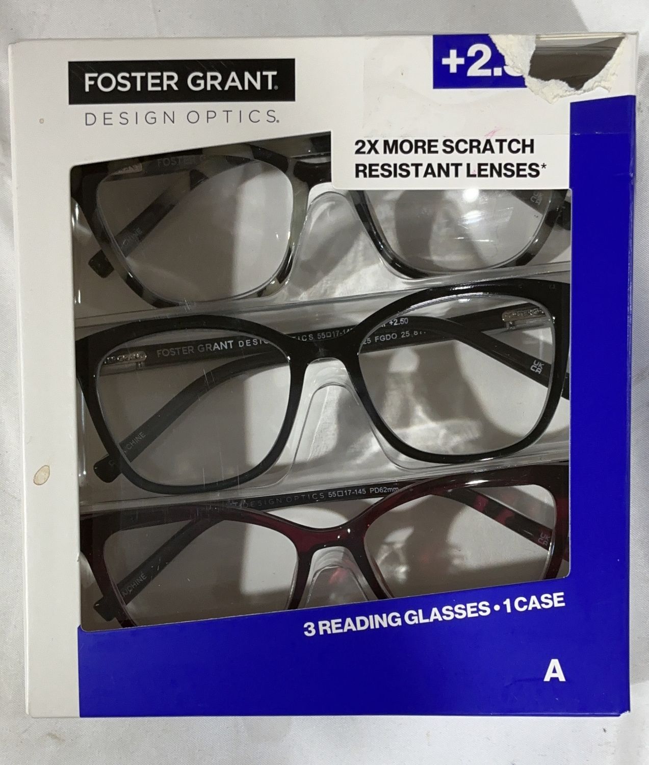 811 FASHION CATEYE 3PK – Media Personal Care Product – Item 1908267-OPEN BOX