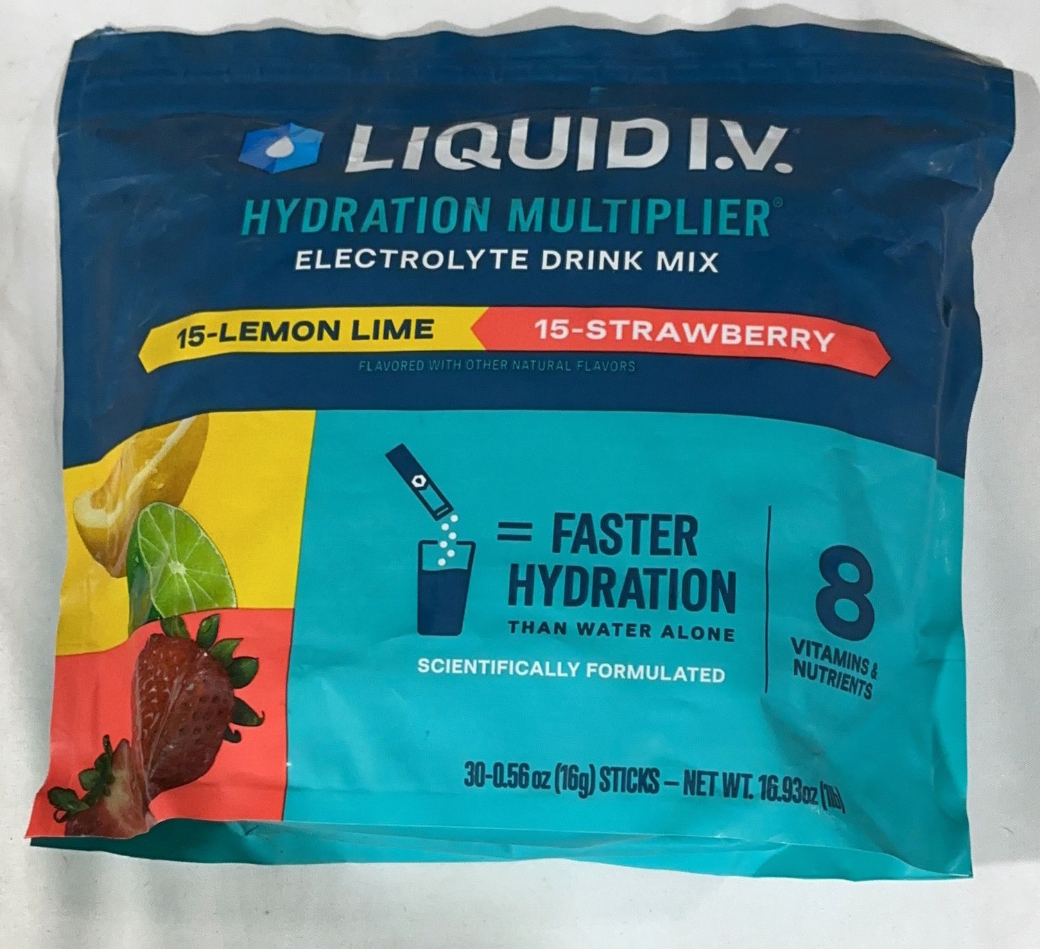 LIQUID IV VARIETY PACK – Nutrition Supplements Personal Care Product – Item 1932071-OPEN BOX