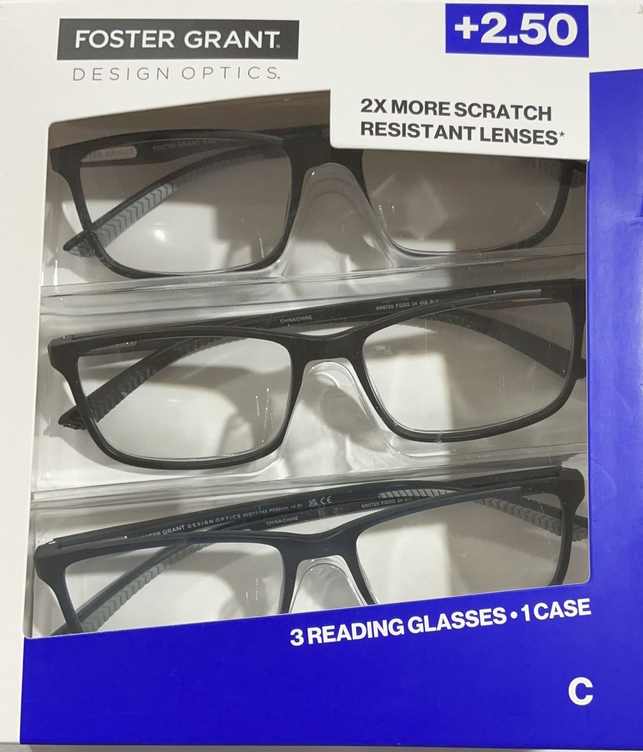 666 CLASSIC RECTANGLE 3PK – Media Personal Care Product – Item 1908288 OPEN BOX