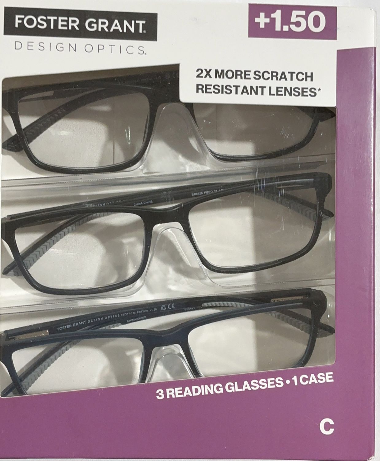 666 CLASSIC RECTANGLE 3PK – Media Personal Care Product – Item 1908285 OPEN BOX