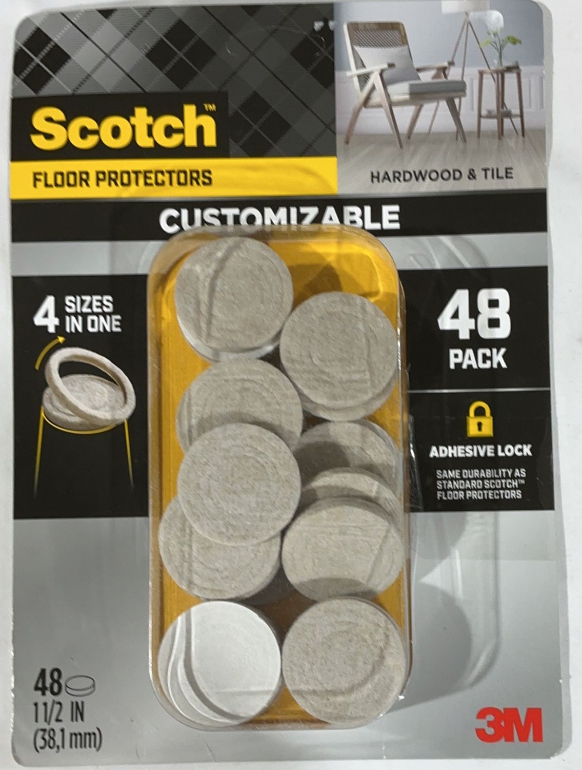 SCOTCH FLOOR PROTECTION – Adhesives Personal Care Product – Item 1781450-OPEN BOX
