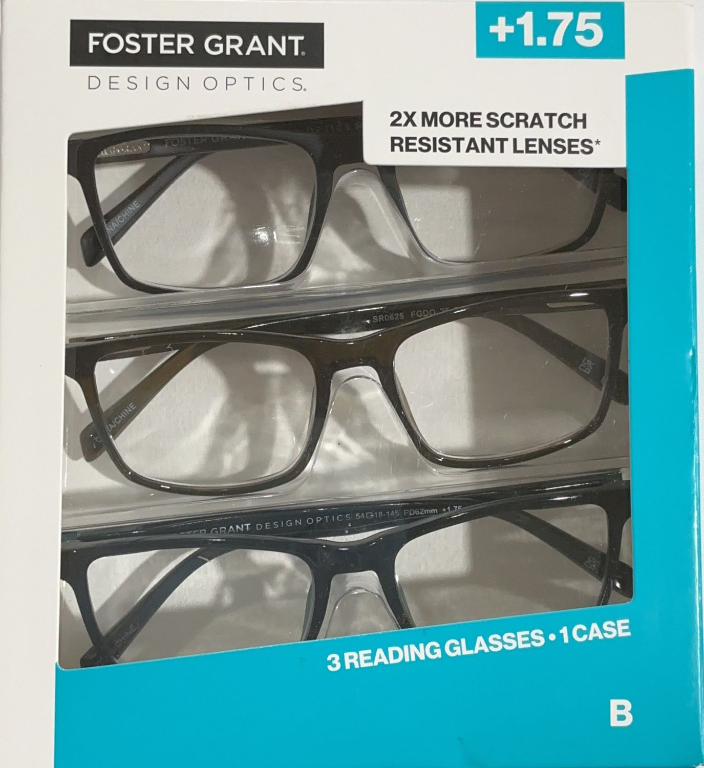 815 CLASSIC SQUARE 3PK – Media Personal Care Product – Item 1908272 OPEN BOX