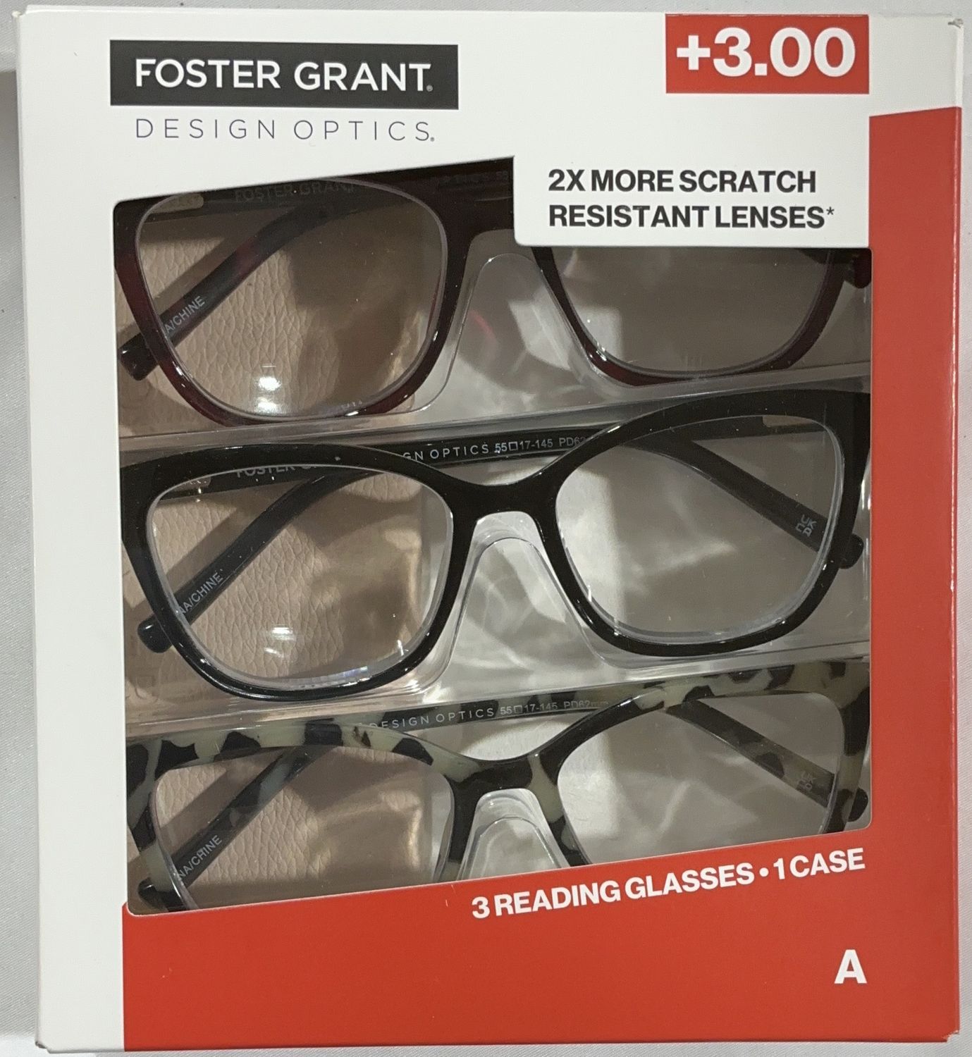 811 FASHION CATEYE 3PK – Media Personal Care Product – Item 1908269-OPEN BOX