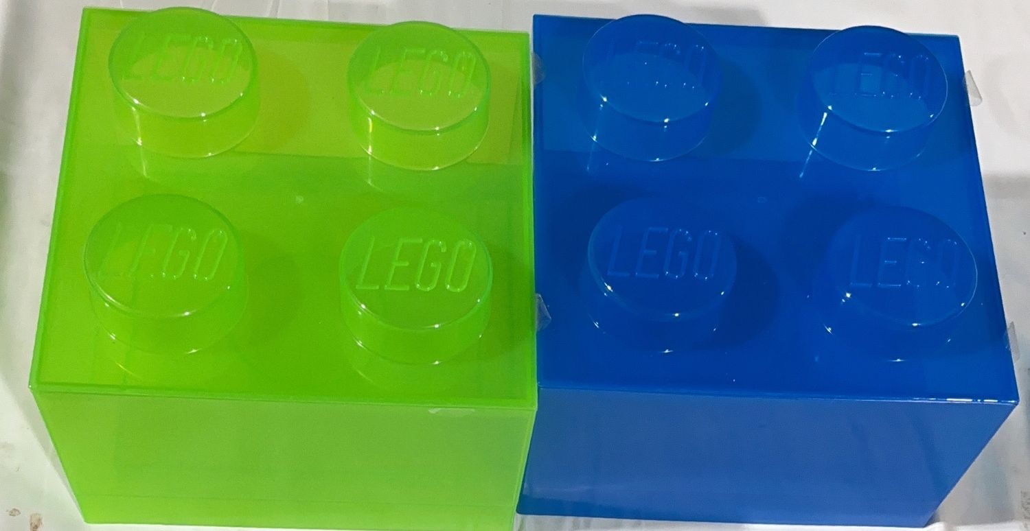 LEGO STORAGE BRICK 2PK – Home Organization Personal Care Product – Item 1938107-OPEN BOX