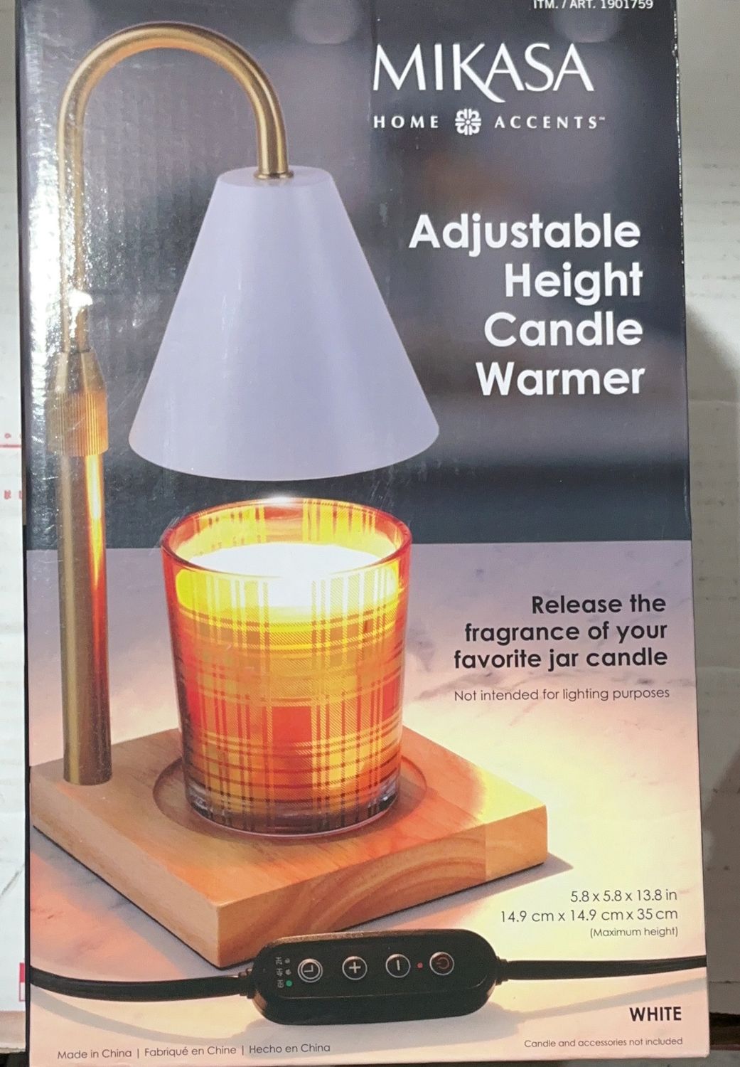 MIKASA CANDLE WARMER PLUG – Home Decor Personal Care Product – Item 1901759-LIKE NEW