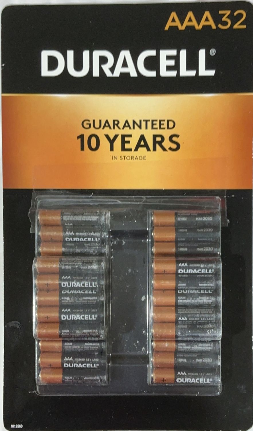 DURACELL "AAA"-32PK – Batteries Personal Care Product – Item 720376-OPEN BOX