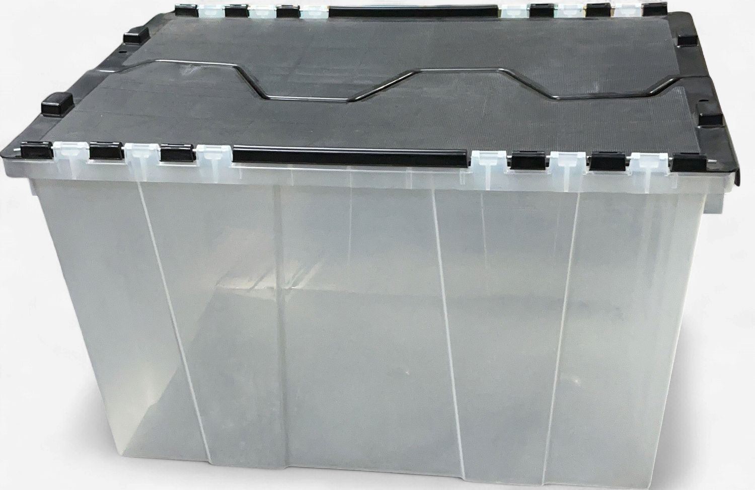 12 GALLON FLIP-TOP CRATE – Storage Personal Care Product – Item 836661-OPEN BOX