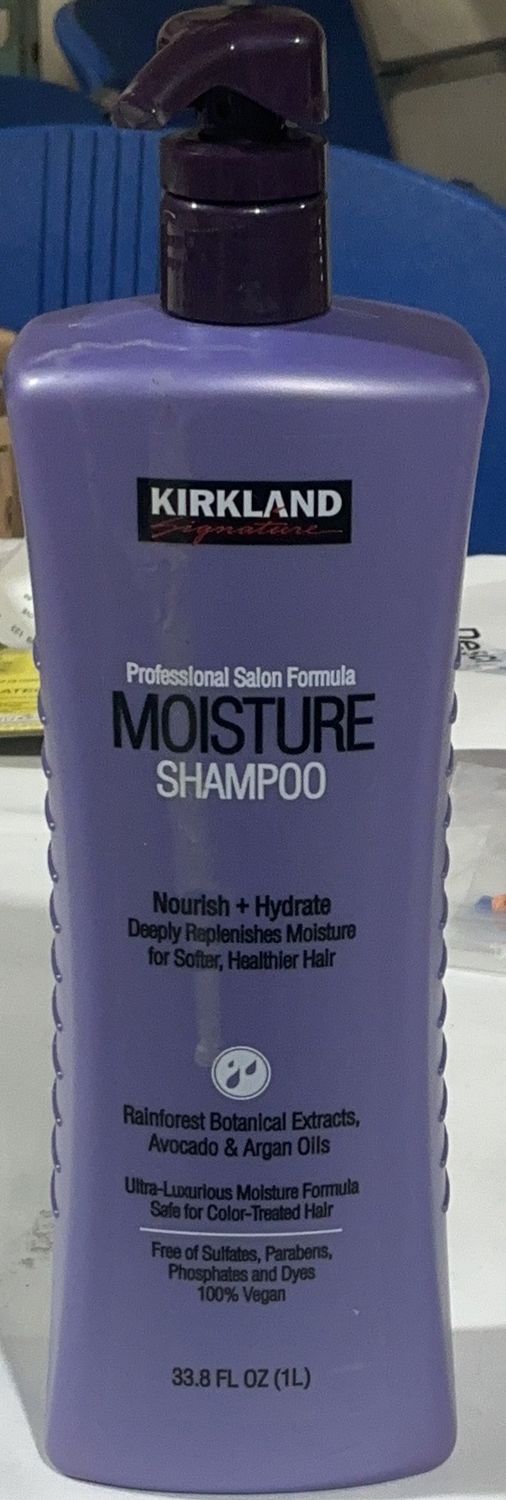 KS MOISTURE SHAMPOO – Hair Care Personal Care Product – Item 1281762-OPEN BOX