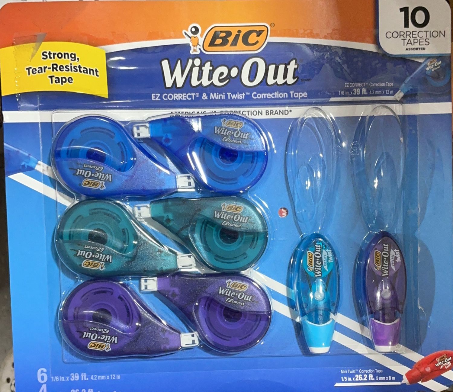 BIC WITE-OUT CORRECTION – Office Supplies Personal Care Product – Item 2954175-OPEN BOX