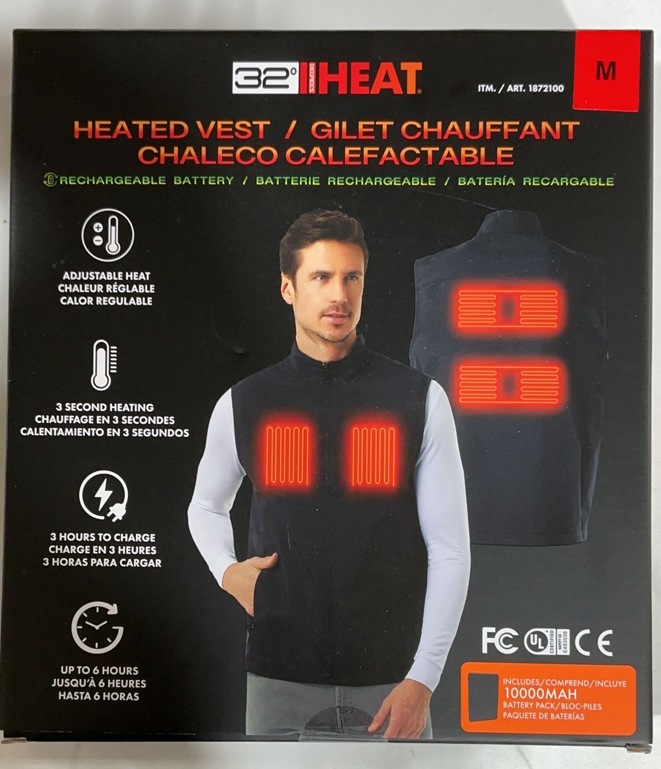 HEATED VEST 32 DEGREE – Winter Sports Personal Care Product – Item 1872100
