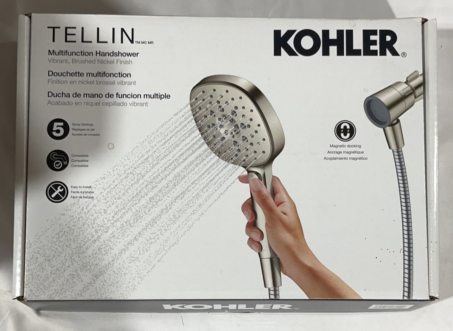 KOHLER TELLIN HANDHELD – Bathroom/Kitchen Hardware Personal Care Product – Item 1718570