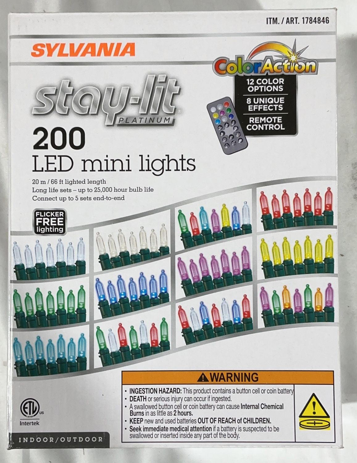 SYLVANIA COLOR ACTION – Seasonal Items Personal Care Product – Item 1784846-OPEN BOX