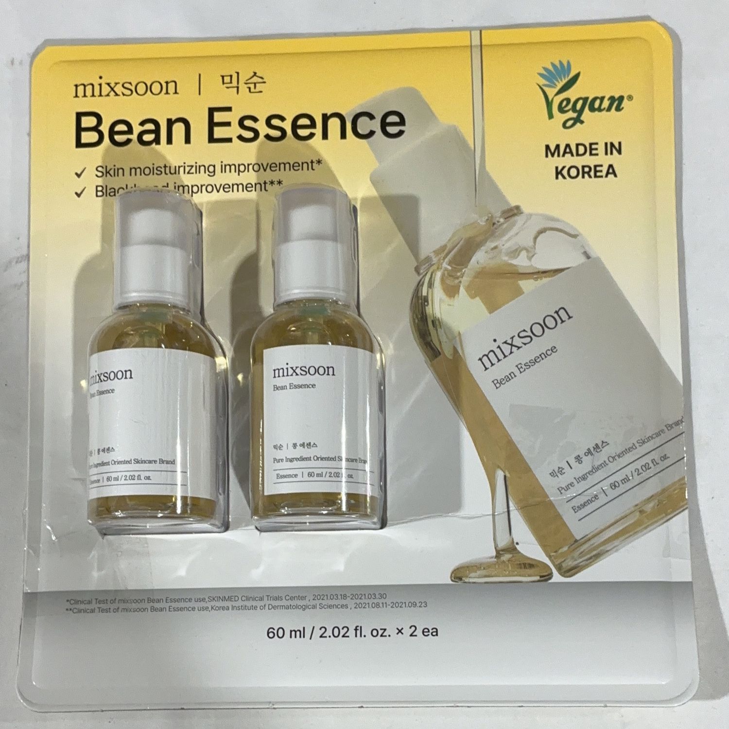 MIXSOON BEAN ESSENCE – Facial Care Personal Care Product – Item 1980642-OPEN BOX