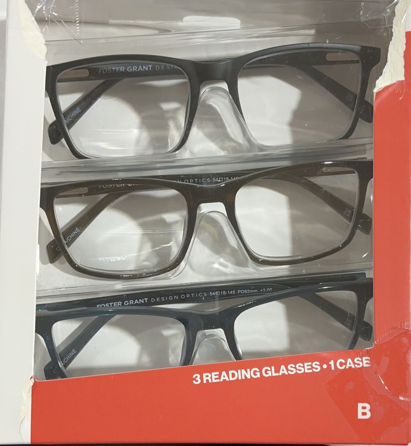 815 CLASSIC SQUARE 3PK – Media Personal Care Product – Item 1908276 OPEN BOX