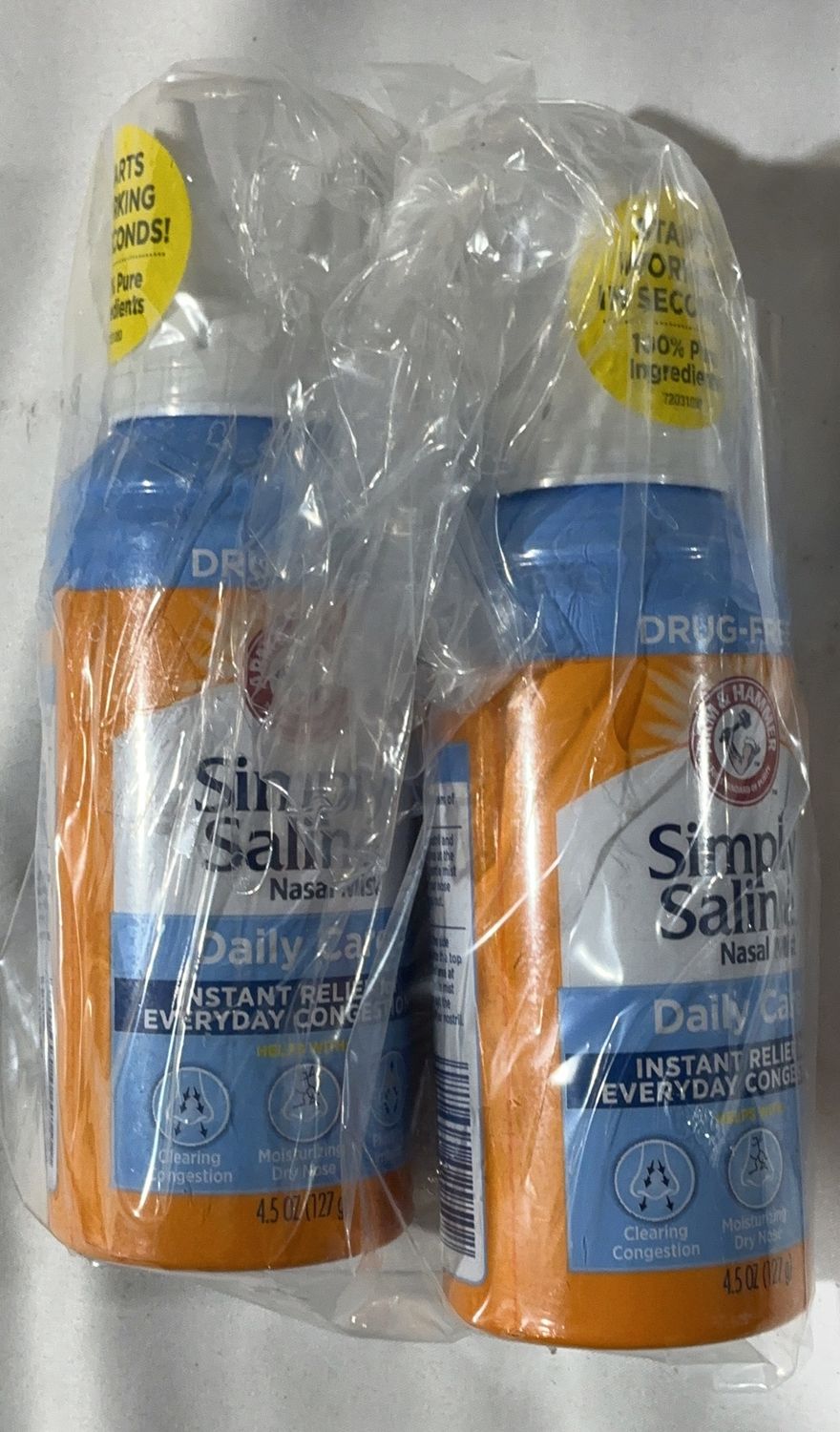 SIMPLY SALINE NASAL MIST – Health/Medicine Personal Care Product – Item 901165-OPEN BOX