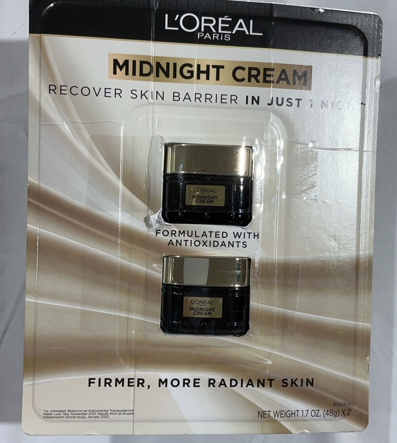 L'OREAL PARIS MIDNIGHT – Facial Care Personal Care Product – Item 1851143 OPEN BOX