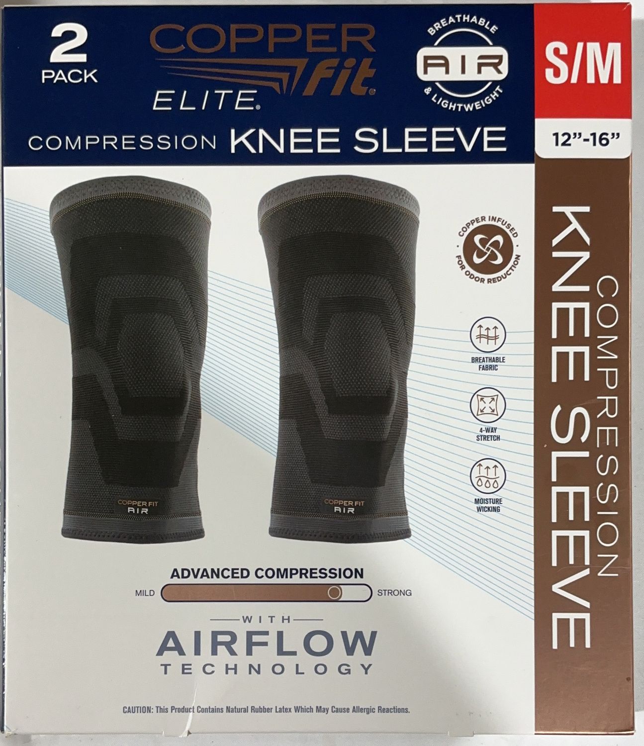 COPPER FIT KNEE SLEEVE –  Personal Care Product – Item 1740615-OPEN BOX