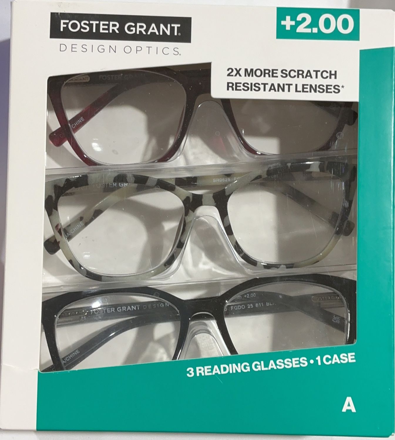 811 FASHION CATEYE 3PK – Media Personal Care Product – Item 1908260-OPEN BOX