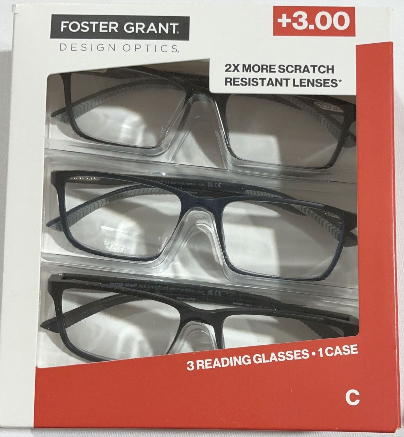 666 CLASSIC RECTANGLE 3PK – Media Personal Care Product – Item 1908290 OPEN BOX